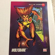 1992 Marvel X-Men Wolfsbane Super Heroes Trading Card