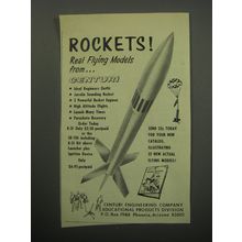 1967 Centuri Model Rockets Ad - Rockets! Real Flying models