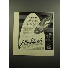 1955 Allen-Edmonds Strawfut Shoes Ad - A new touch you can hardly feel