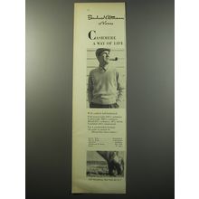 1955 Bernhard Altmann Cashmere Sweater Advertisement