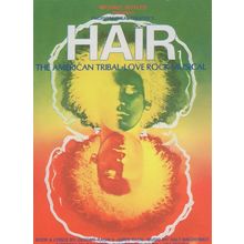 Hair The Musical Atheneaum Theatre Illinois USA Launch Postcard