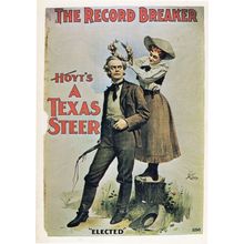 Charles H Hoyt A Texas Steer American Theatre Poster Postcard