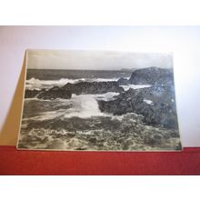 TH ROCKS, PORT ISAAC, CORNWALL used antique postcard RP. F A Maycock/Polzeath =
