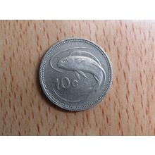 Malta 1991 10 Cents Coin