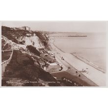 Promenade Durley Chine Bournemoth Dorset Postcard (QDOR473)