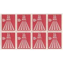 AIRMAIL 50 STAR RUNWAY 10 cent 8 Panel ( 1968) )