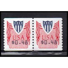 CVP32 48c Shield Very Fine MNH Pair PA5019