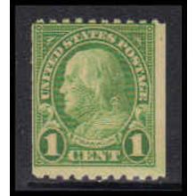 604 1c Benjamin Franklin Average Plus MNH K4561