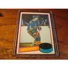 1980/81 Topps, Unscratched, ex/nm, ROB RAMAGE Rc, Rockies #213