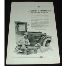 1923 Dodge Business Sedan Ad, Pointer Dog!!!