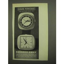 1974 Girard Perregaux Squared Away Watch Ad