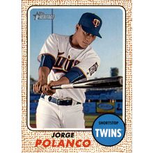 2017 Topps Heritage Baseball Jorge Polanco #32