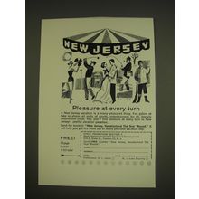 1963 New Jersey Tourism Advertisement - Pleasure at every turn