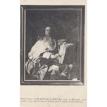 Rene Francois Beauveau Du Riveau of Ste Saint Catherine Antique Postcard