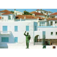 Andros Greece Greek Military Statue Of The Unknown Soldier