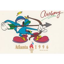 Archery Atlanta 1996 Rare American Olympic Games Postcard