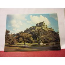 EDINBURGH CASTLE, SCOTLAND. vintage unused postcard J. Arthur Dixon PED/83547 /