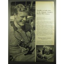 1956 Kodak Retina IIIe Camera Advertisement - Notable on both sides