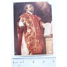 vintage postcard Ignatius Loyola, Warwick Castle Collection