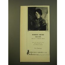 1961 Hirschl & Adler Galleries Ad - Robert Henri, Girl in a Chinese Dress