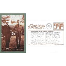 Postcard Edward Prince of Wales Thomas Hardy Novelist Royal 1927 - Nostalgia