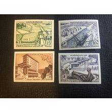 ICOLLECTZONE Mauritania 292-95 imperf Very Fine NH