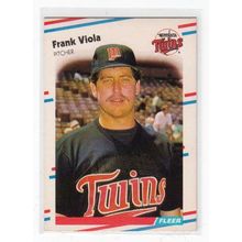 1988 Fleer Frank Viola baseball card #25 – Twins
