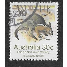 AUS 1981 30c 'WILDLIFE- WALLABY' FINE USED (EBID60-030)