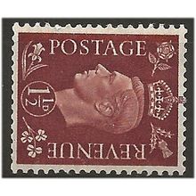 1937 SG464a 1 1/2d Red-Brown Wmk Sideways Mounted Mint ..