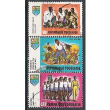 Togo N° PA 118 119 121 YVERT OBLITERE ( USED )