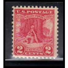 645 2c Valley Forge Just Clears MNH O1425