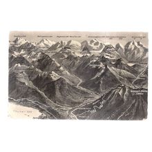 SWISS ALPS used postcard 1962 postmark /