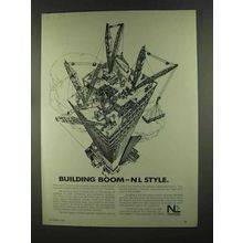 1972 NL Industries Ad - Building Boom - NL Style
