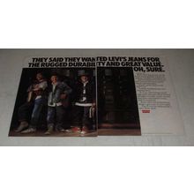 1987 Levi's Jeans Ad - Rugged Durability and Great Value