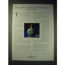 1989 1000 de Jean Patou Perfume Ad - How to define an exceptional perfume