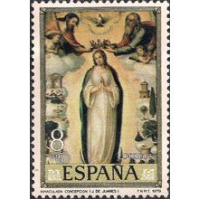 SPAIN, Immaculate Conception, gold 1979, 8 Ptas