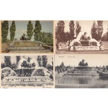 Copenhagen Denmark The Gefion Fountain 4x Old Postcard s