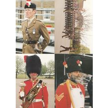 Leaders Of The 1st Battalion Regiment Of Fusiliers Military Parade 4x Uniform Po