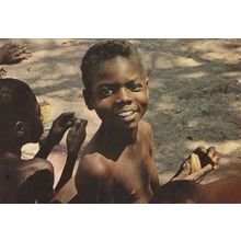Happy Sudan Children 1970s African Postcard