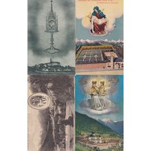 Klosterkirche Andechs Innsbruck Gnadenbild 4x German Religious Postcard s