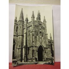 PORCH, NORTHLEACH CHURCH, Gloucestershire unused vintage postcard RP #