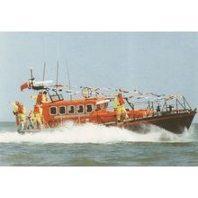 Lincolnshire Poacher Lifeboat Ship At Skegness 1990 Rare Postcard