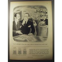 1953 Cincinnati Enquirer Newspaper Ad - Cartoon by Richard Taylor - Every Time