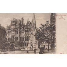Policeman at Birmingham University Old Postcard
