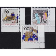 GERMANY BUND [1990] MiNr 1474-76 ( **/mnh ) [01] Post FormNr Eckrand