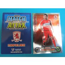 Stewart Downing Star Player - Middlesbrough - Match Attax 2008/09 Football Card