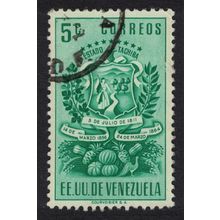Venezuela Arms issue State of Tachira 5c 1951 Canc SG#938 Sc#492