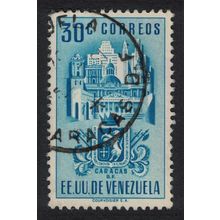 Venezuela Arms issue Federal District of Caracas 30c 1951 Canc SG#896 Sc#490