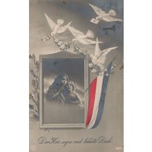 Muhlackeh WW1 German War Children Sent By Soldier Postcard