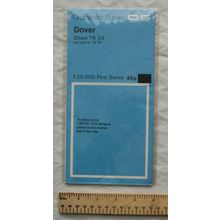1968 OS 1:25,000 Provisional First Series map Sheet TR34 with part of TR33